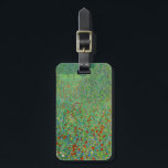 Etiqueta Para Maletas Gustav Klimt - Campo de amapola<br><div class="desc">Campo de amapola / Campo de los cachorros - Gustav Klimt,  Petróleo en lienzo,  1907</div>