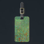 Etiqueta Para Maletas Gustav Klimt - Campo de amapola<br><div class="desc">Campo de amapola / Campo de los cachorros - Gustav Klimt,  Petróleo en lienzo,  1907</div>