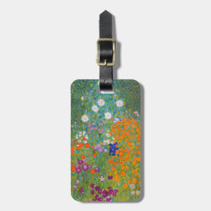 Etiqueta Para Maletas Gustav Klimt - Jardín de flores