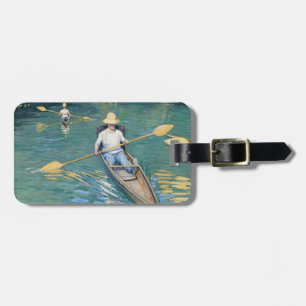 Etiqueta Para Maletas Gustave Caillebotte - Barcas en el Yerres