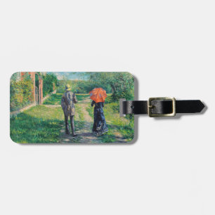 Etiqueta Para Maletas Gustave Caillebotte - El camino cuesta arriba
