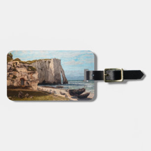 Etiqueta Para Maletas Gustave Courbet - Acantilados en Etretat después d