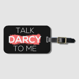 Etiqueta Para Maletas Hable Darcy Conmigo
