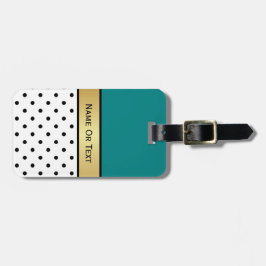 Etiqueta Para Maletas Hacer una declaración elegante con una cinta de or