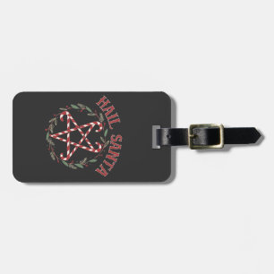 Etiqueta Para Maletas Hail Satan Navidades Krampus Xmas Devil Candy