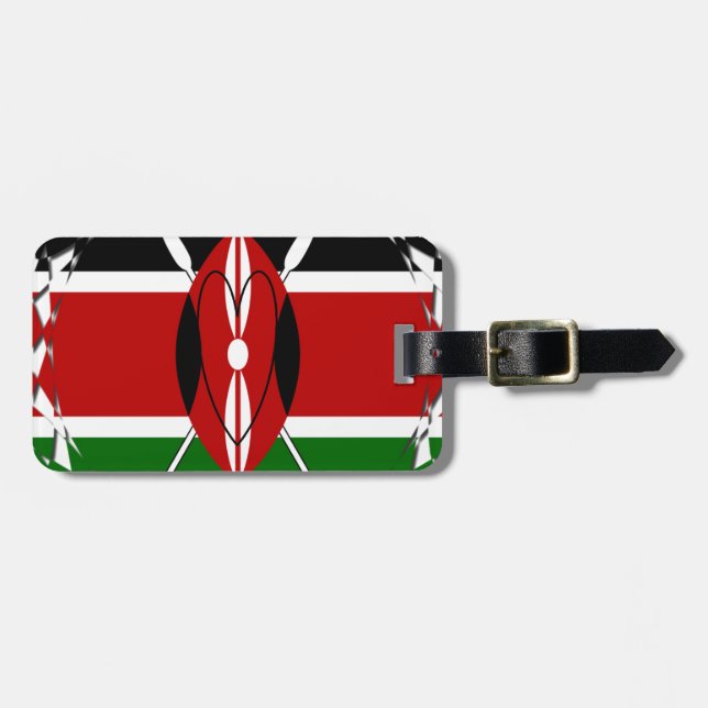 Etiqueta Para Maletas Hakuna matata Karaibu Kenya (Frente Horizontal)