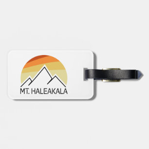 Etiqueta Para Maletas Haleakala Retro