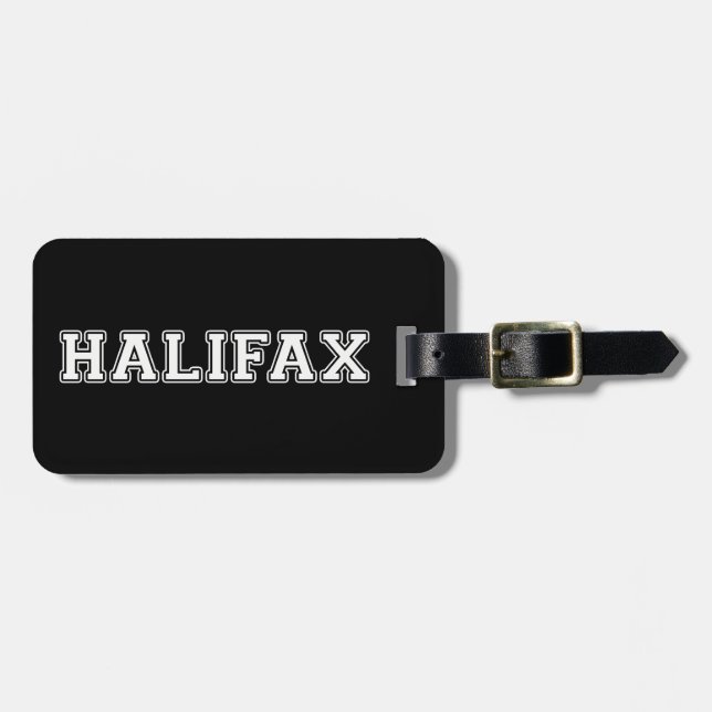 Etiqueta Para Maletas Halifax (Frente Horizontal)