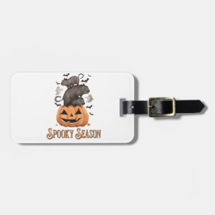 Etiqueta Para Maletas Halloween Capybara