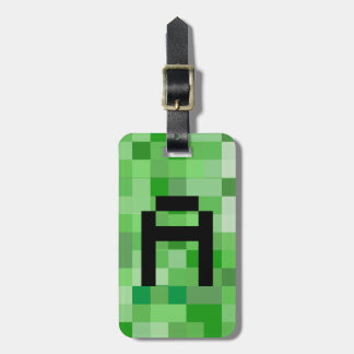 Etiqueta Para Maletas Halloween Cosplay Letra Inicial A RPG Gamer Pixel