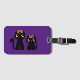 Etiqueta Para Maletas Halloween/otoño/otoño/otoño/calabaza/gato