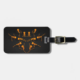 Etiqueta Para Maletas Halloween Yoga Class