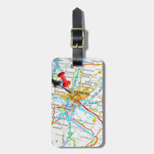 Etiqueta Para Maletas Hamburgo, Alemania