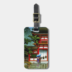 Etiqueta Para Maletas Hanga fresco de la espinilla de Nara Hasui Kawase