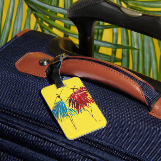 Etiqueta Para Maletas Happy Dance Acrylic Luggage Tag