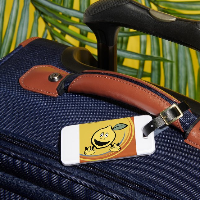 Etiqueta Para Maletas Happy Lemon Face (Subido por el creador)
