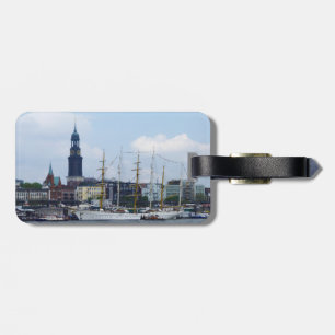 Etiqueta Para Maletas Harbour de Hamburgo Hafen Michel Deutschland Schif