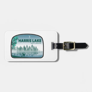 Etiqueta Para Maletas Harris Lake North Carolina Ciervos