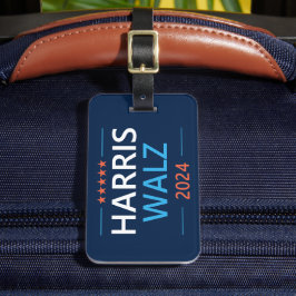 Etiqueta Para Maletas Harris Walz 2024 Presidente