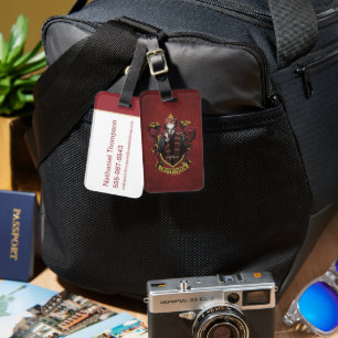 Etiqueta Para Maletas HARRY POTTER™   Anime Ron Weasley Escudo de la Cas