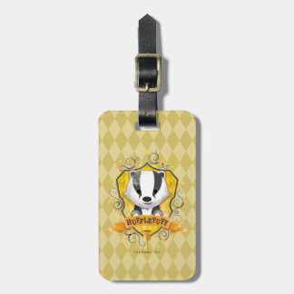 Etiqueta Para Maletas Harry Potter | Encantador Escudo HUFFLEPUFF™