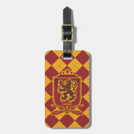 Etiqueta Para Maletas Harry Potter | Escudo Gryffindor QUIDDITCH™