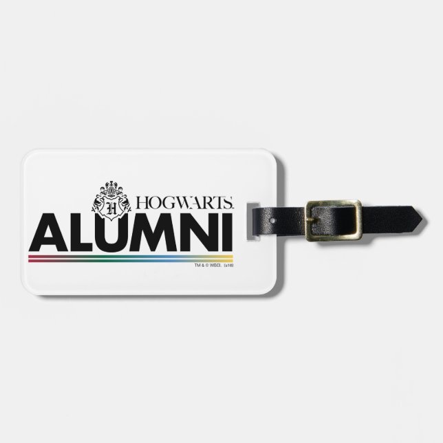 Etiqueta Para Maletas Harry Potter | HOGWARTS™ Alumni (Frente Horizontal)