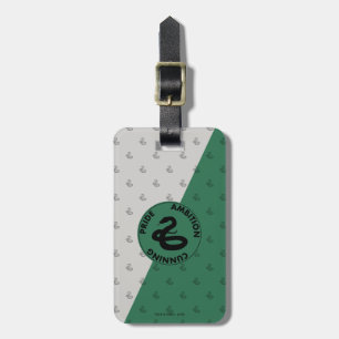 Etiqueta Para Maletas Harry Potter   Rasgos de la casa SLYTHERIN™ Gráfic