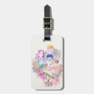 Etiqueta Para Maletas Harry Potter Spell Harry, Hermione y Ron Waterc