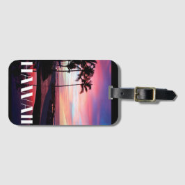 Etiqueta Para Maletas Hawái