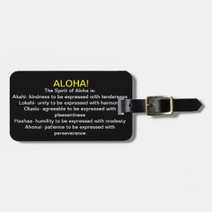 Etiqueta Para Maletas Hawai Aloha