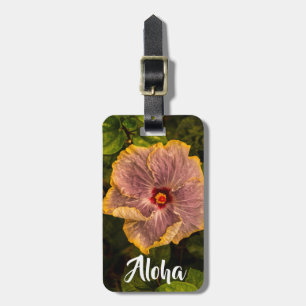 Etiqueta Para Maletas Hawai Lilac Hibiscus de Kauai - Aloha