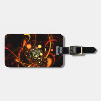 Etiqueta Para Maletas Heartbeat Abstract Art