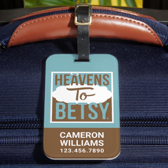 Etiqueta Para Maletas Heavens To Betsy (Anverso In situ 2)