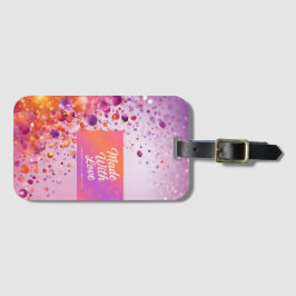 Etiqueta Para Maletas Hecho con amor Watch