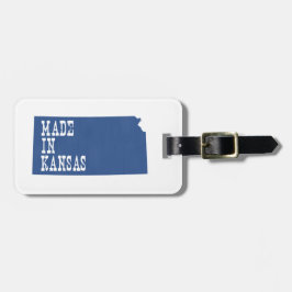 Etiqueta Para Maletas Hecho en Kansas
