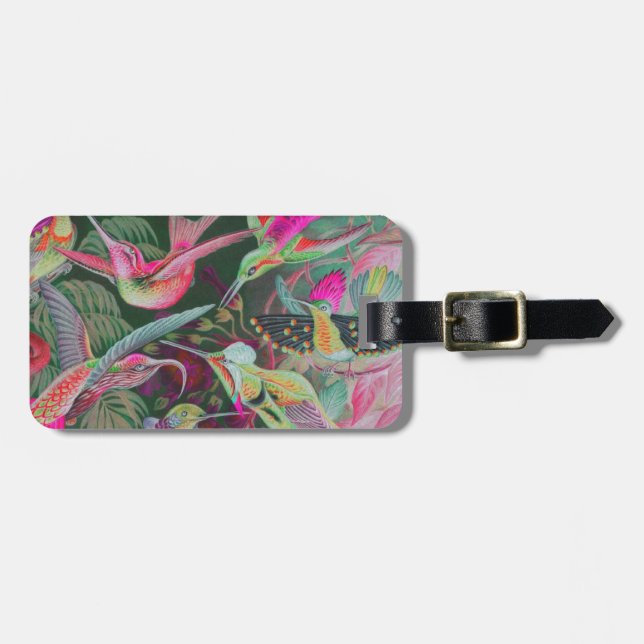 Etiqueta Para Maletas Heckel Hummingbirds (Frente Horizontal)