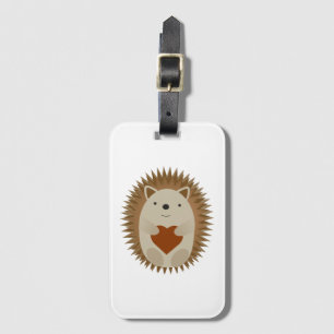 Etiqueta Para Maletas Hedgehog Heart