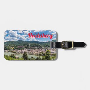 Etiqueta Para Maletas Heidelberg Neckar Panorama Alemania