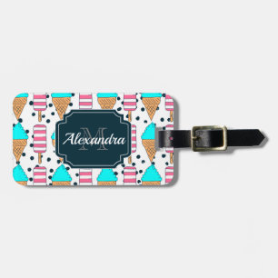 Etiqueta Para Maletas Helado