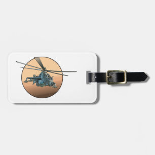Etiqueta Para Maletas Helicóptero personalizado
