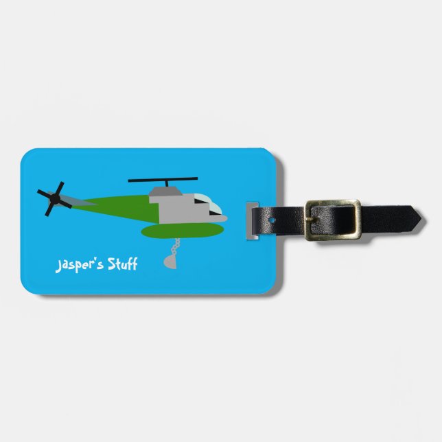 Etiqueta Para Maletas Helitack (Frente Horizontal)