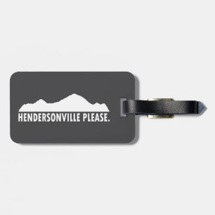 Etiqueta Para Maletas Hendersonville North Carolina Please