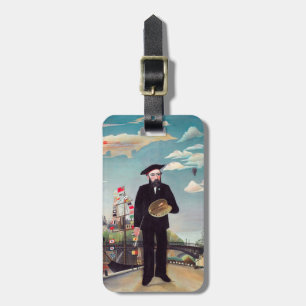 Etiqueta Para Maletas Henri Rousseau - Autorretrato-Paisaje