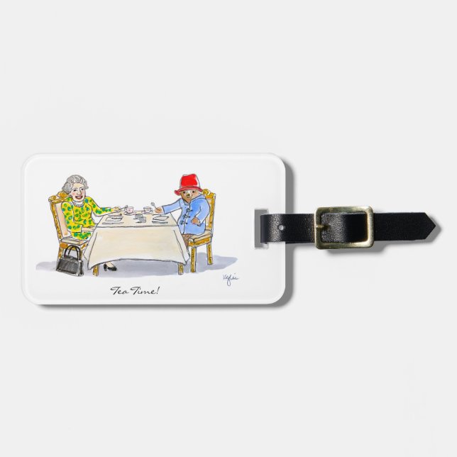 Etiqueta Para Maletas Her Majesty, Queen Elizabeth II (Frente Horizontal)