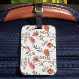 Etiqueta Para Maletas Herbstliches Blütenmosaik