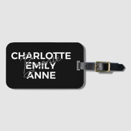 Etiqueta Para Maletas Hermanas Brontë II - Charlotte & Emily & Anne