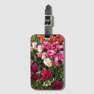 Etiqueta Para Maletas Hermosa cama Tulip Garden, Oregón