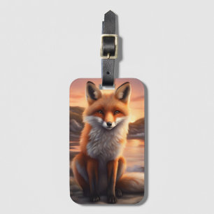 Etiqueta Para Maletas Hermosa Fox