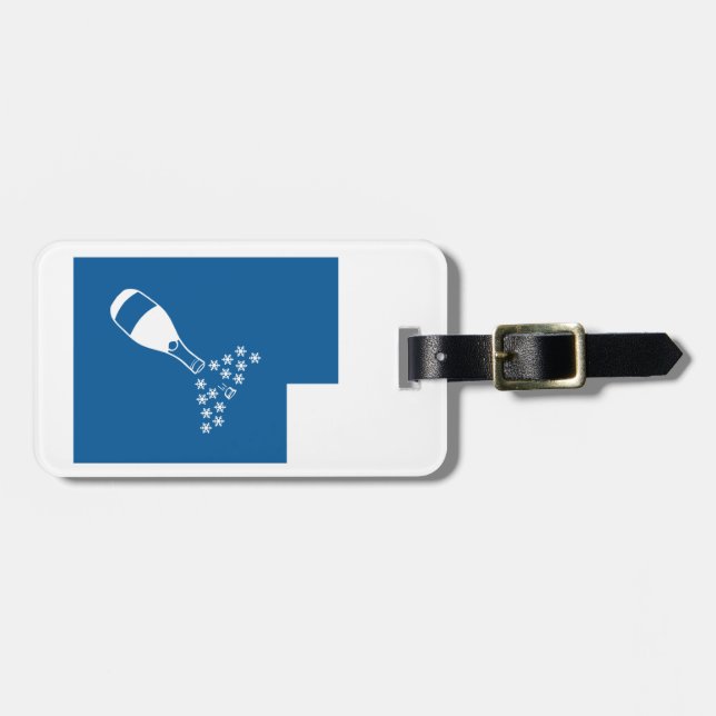 Etiqueta Para Maletas Hermosa Utah (Frente Horizontal)